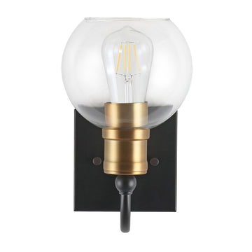 Marais Iron/Glass Rustic Vintage LED Vanity Light - JONATHAN Y